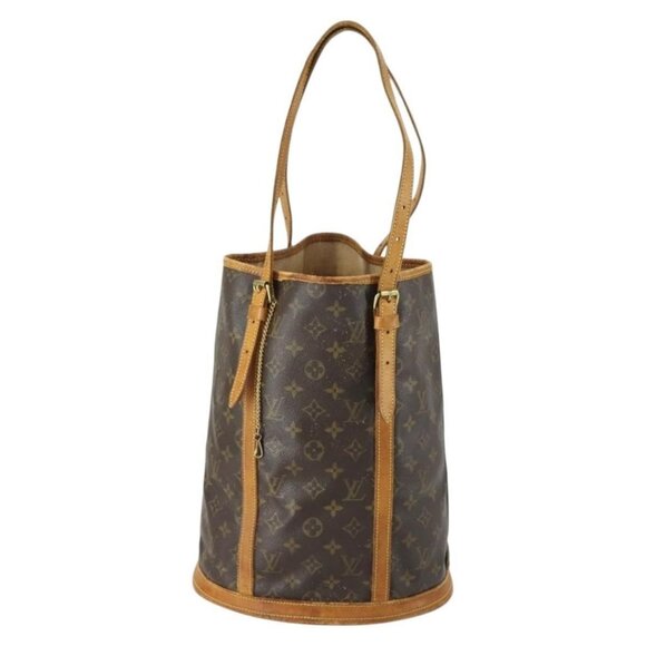 Authentic LOUIS VUITTON Monogram Bucket GM Shoulder Bag M42236 LV - Picture 9 of 16